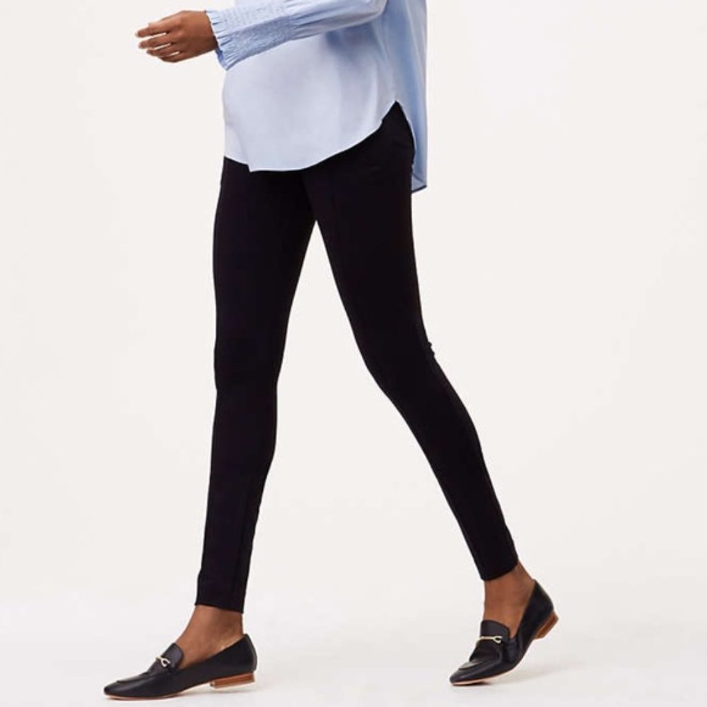LOFT Seamed Ponte Leggings XL Petite